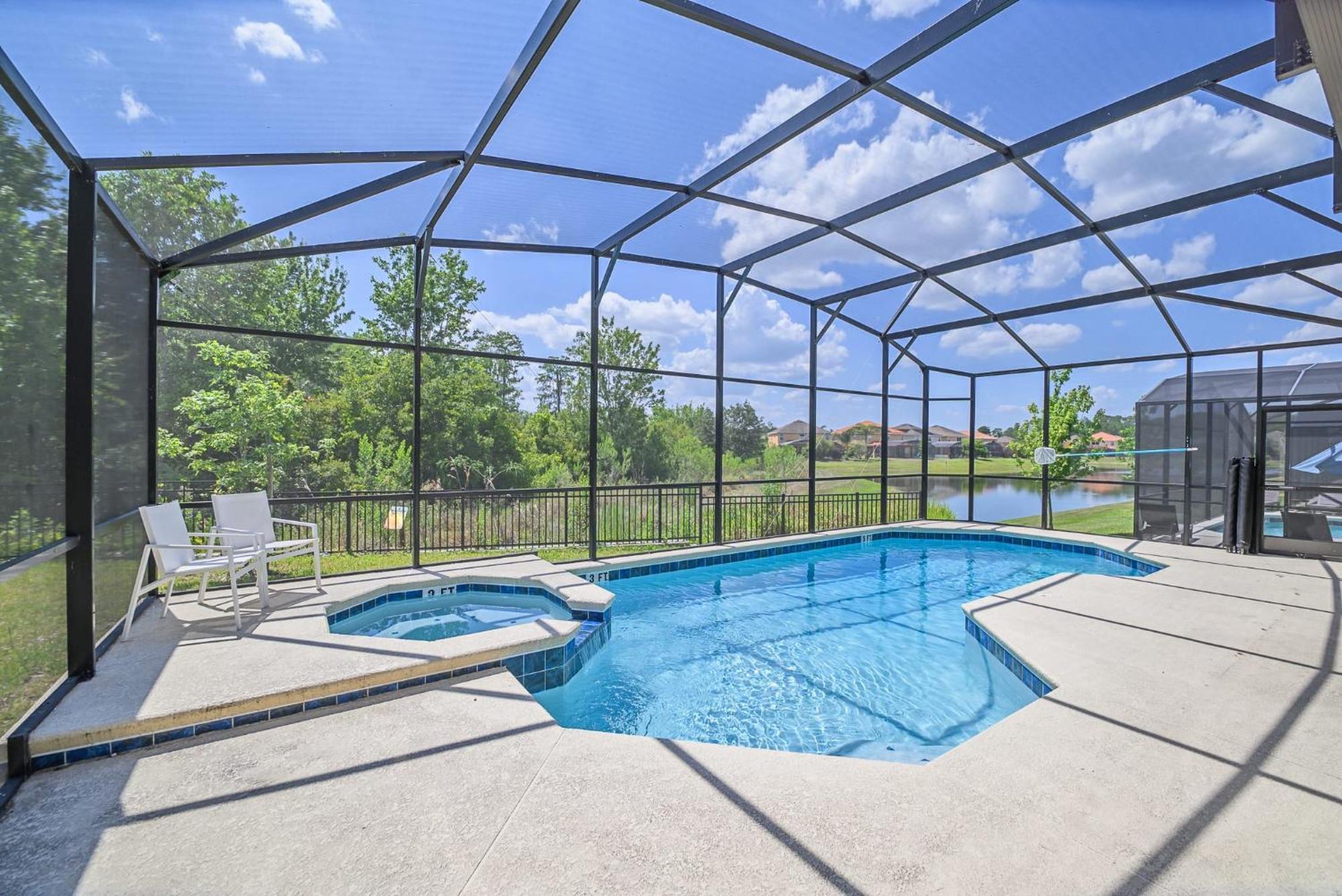 Stunning 9Br Home - Family Resort With Private Pool, Hot Tub, Games Room And Bbq! Kissimmee Buitenkant foto